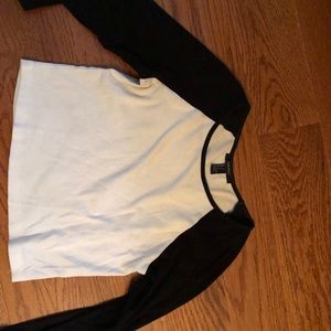 cropped Baseball tee FOREVER 21